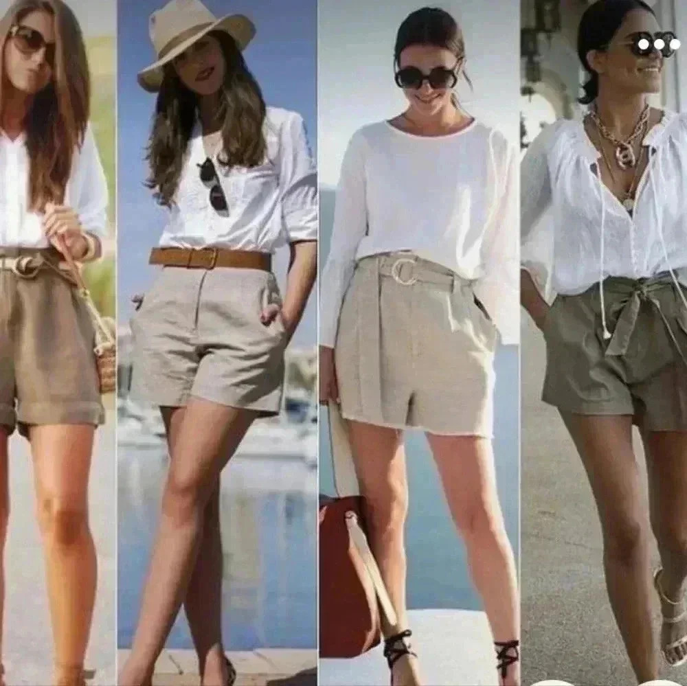 GUESS linen  shorts M
